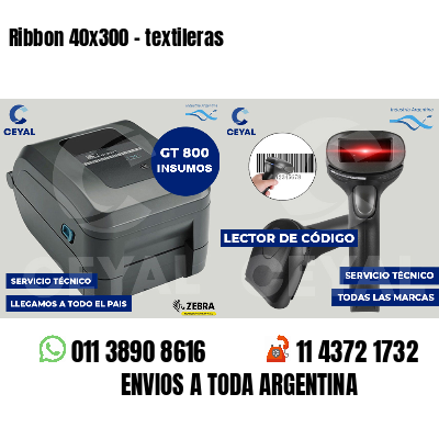 Ribbon 40x300 - textileras