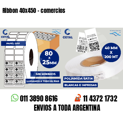 Ribbon 40x450 - comercios
