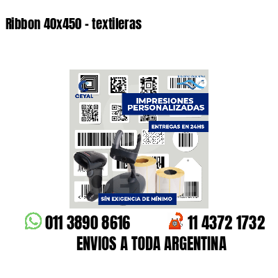 Ribbon 40x450 - textileras