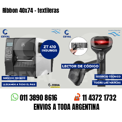Ribbon 40x74 - textileras