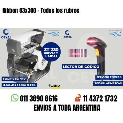 Ribbon 83x300 - Todos los rubros