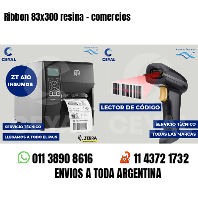 Ribbon 83x300 resina - comercios