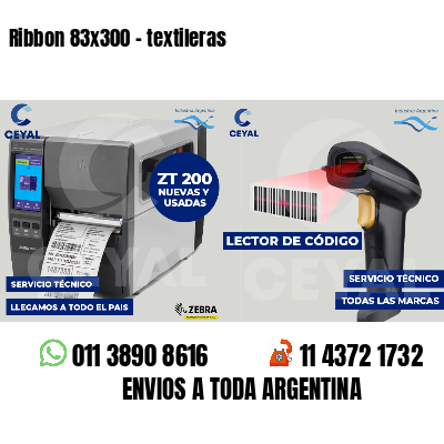 Ribbon 83x300 - textileras