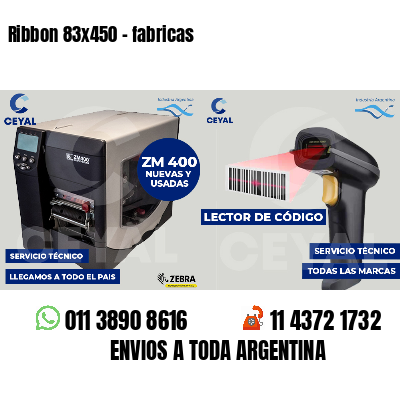Ribbon 83x450 - fabricas