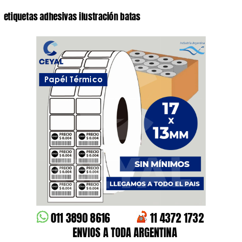 etiquetas adhesivas ilustración batas