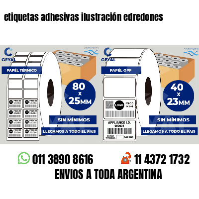 etiquetas adhesivas ilustración edredones