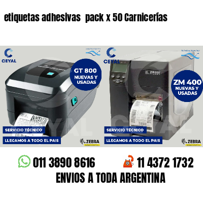 etiquetas adhesivas pack x 50 Carnicerías
