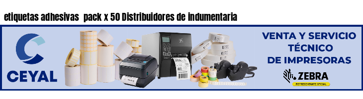 etiquetas adhesivas  pack x 50 Distribuidores de indumentaria