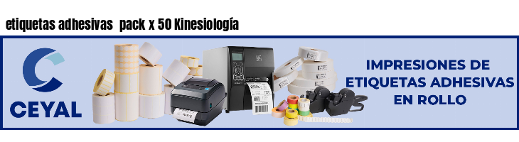 etiquetas adhesivas  pack x 50 Kinesiología