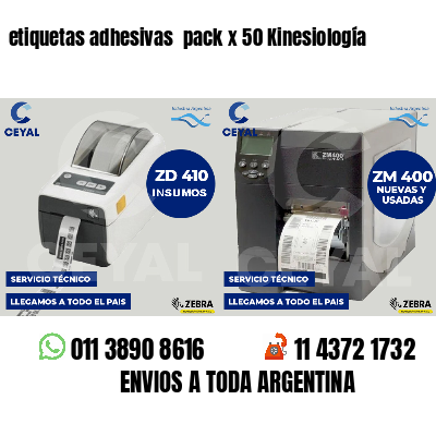 etiquetas adhesivas  pack x 50 Kinesiología