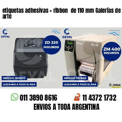 etiquetas adhesivas ribbon de 110 mm Galerías de arte