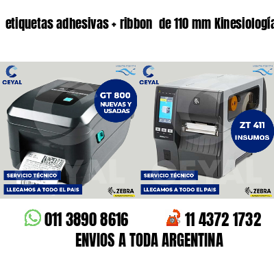 etiquetas adhesivas   ribbon  de 110 mm Kinesiología