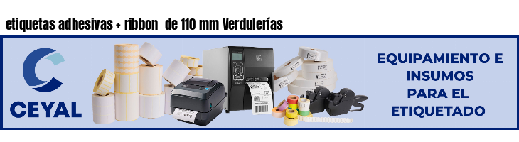 etiquetas adhesivas   ribbon  de 110 mm Verdulerías