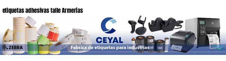 etiquetas adhesivas talle Armerías