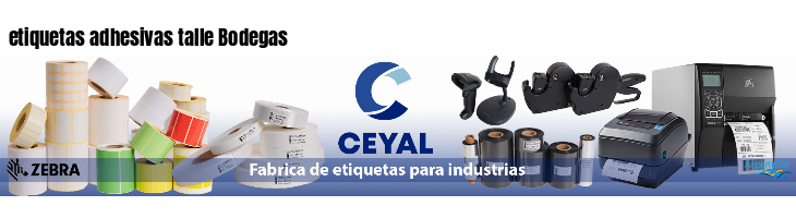 etiquetas adhesivas talle Bodegas