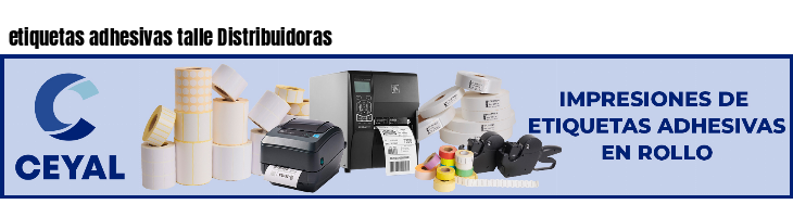 etiquetas adhesivas talle Distribuidoras