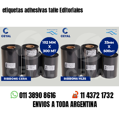 etiquetas adhesivas talle Editoriales