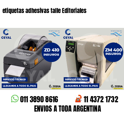 etiquetas adhesivas talle Editoriales