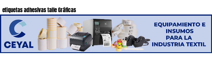 etiquetas adhesivas talle Gráficas