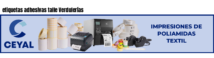 etiquetas adhesivas talle Verdulerías