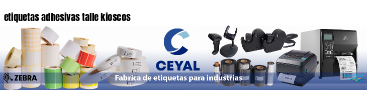 etiquetas adhesivas talle kioscos