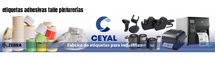 etiquetas adhesivas talle pinturerías