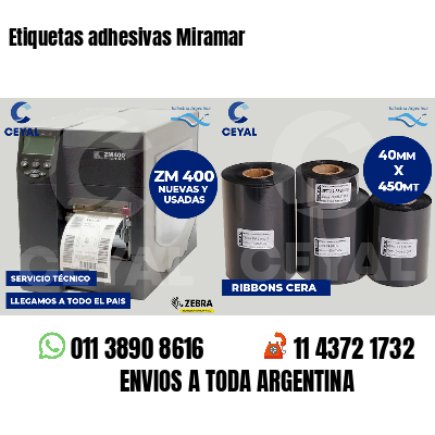 Etiquetas adhesivas Miramar