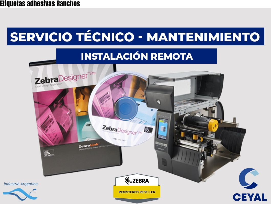 Etiquetas adhesivas Ranchos