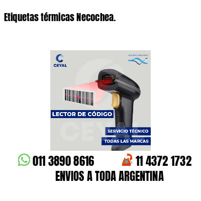 Etiquetas térmicas Necochea.