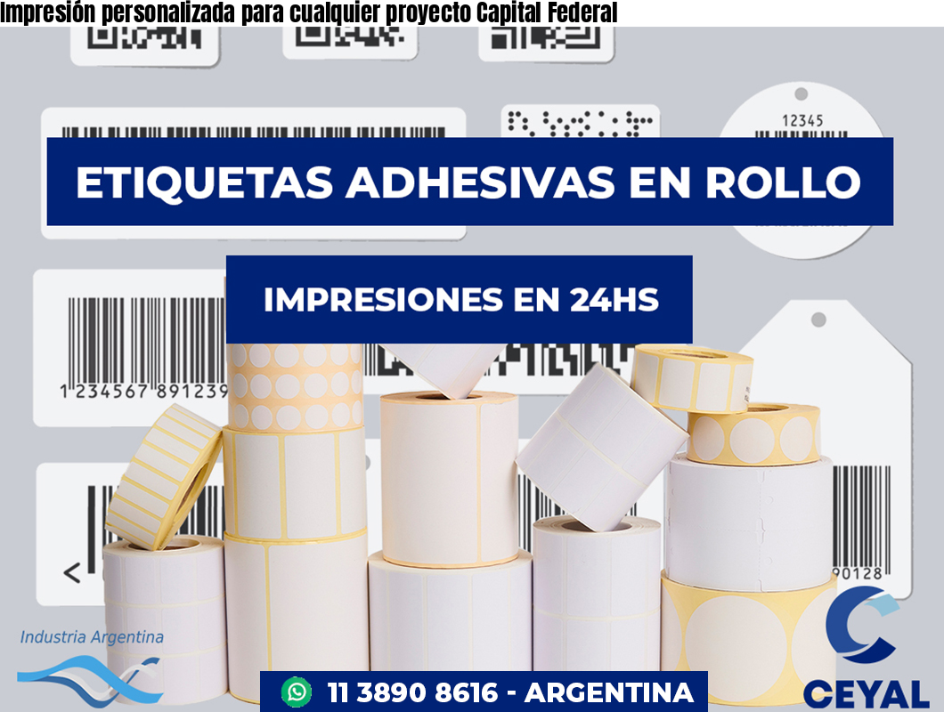 Impresión personalizada para cualquier proyecto Capital Federal