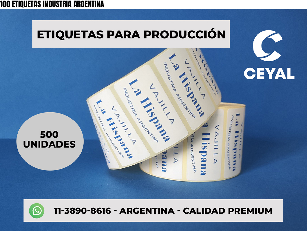 100 ETIQUETAS INDUSTRIA ARGENTINA