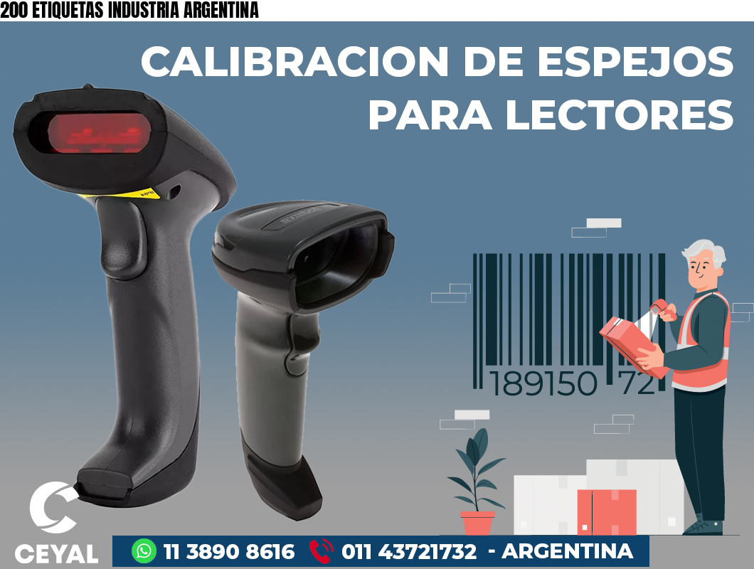 200 ETIQUETAS INDUSTRIA ARGENTINA