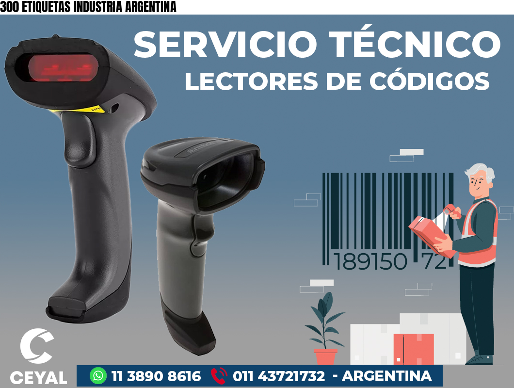 300 ETIQUETAS INDUSTRIA ARGENTINA