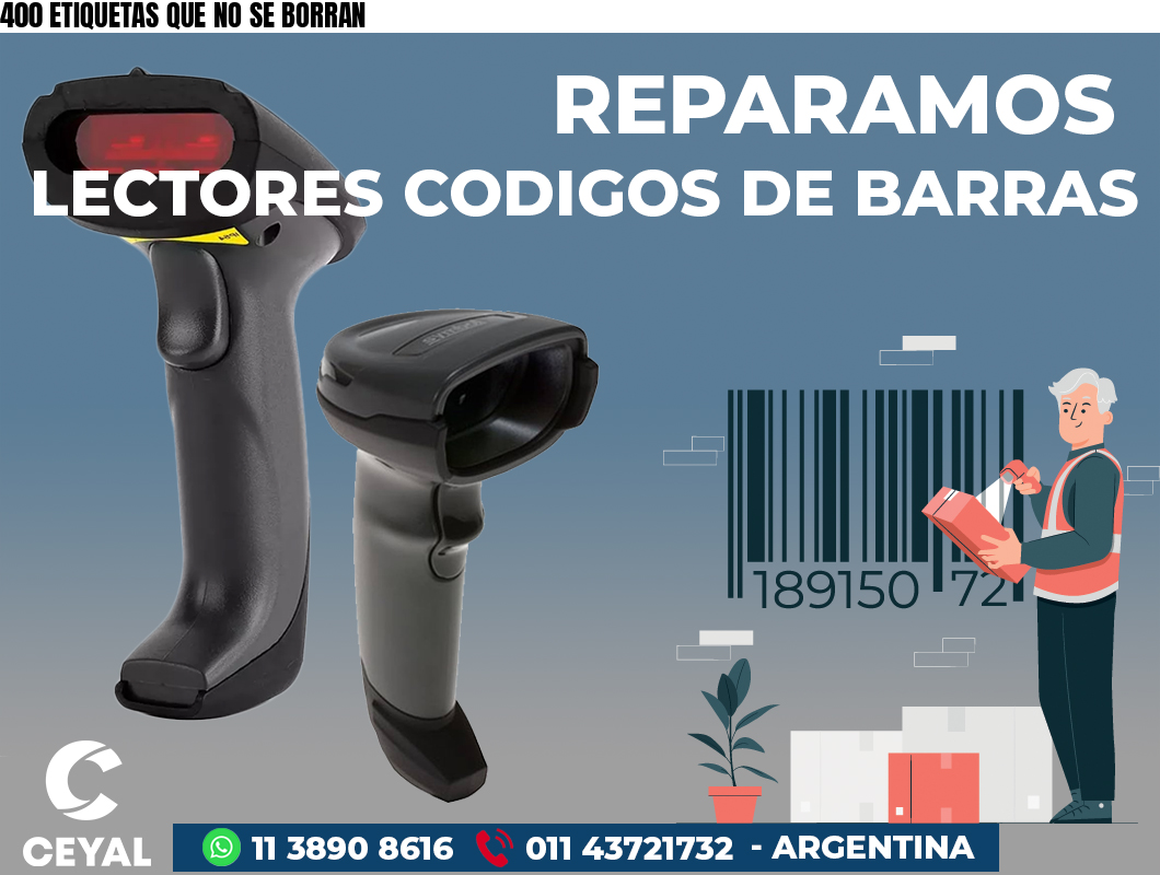 400 ETIQUETAS QUE NO SE BORRAN