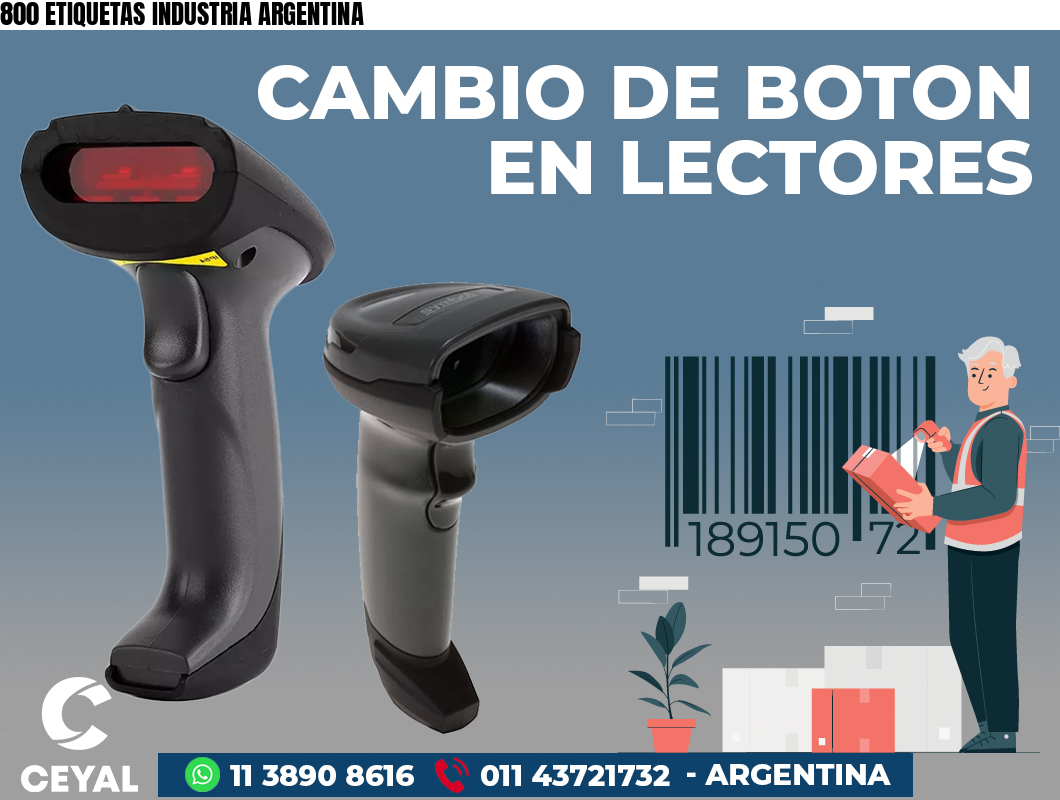 800 ETIQUETAS INDUSTRIA ARGENTINA