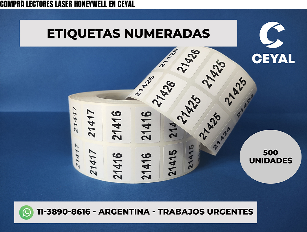 COMPRÁ LECTORES LÁSER HONEYWELL EN CEYAL