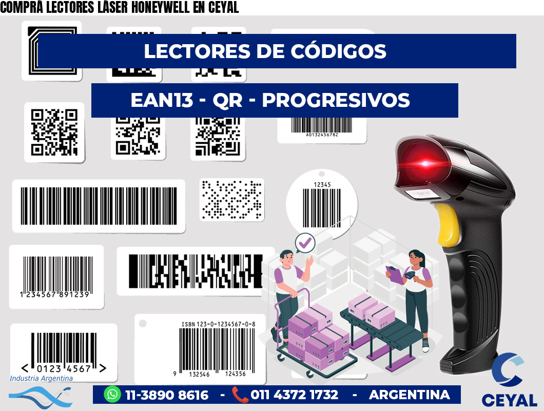 COMPRÁ LECTORES LÁSER HONEYWELL EN CEYAL