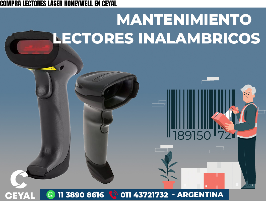 COMPRÁ LECTORES LÁSER HONEYWELL EN CEYAL