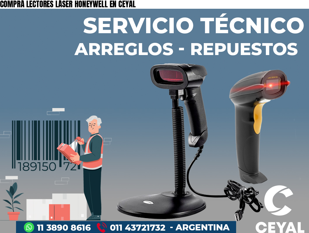 COMPRÁ LECTORES LÁSER HONEYWELL EN CEYAL