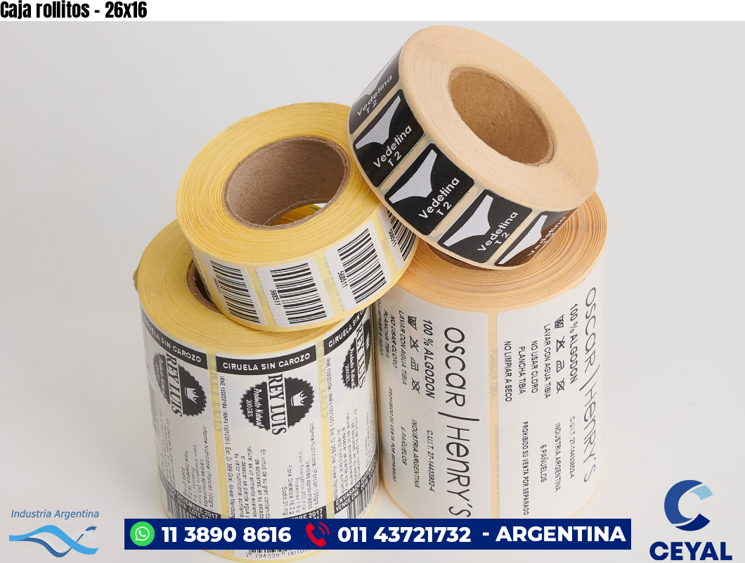 Caja rollitos - 26x16