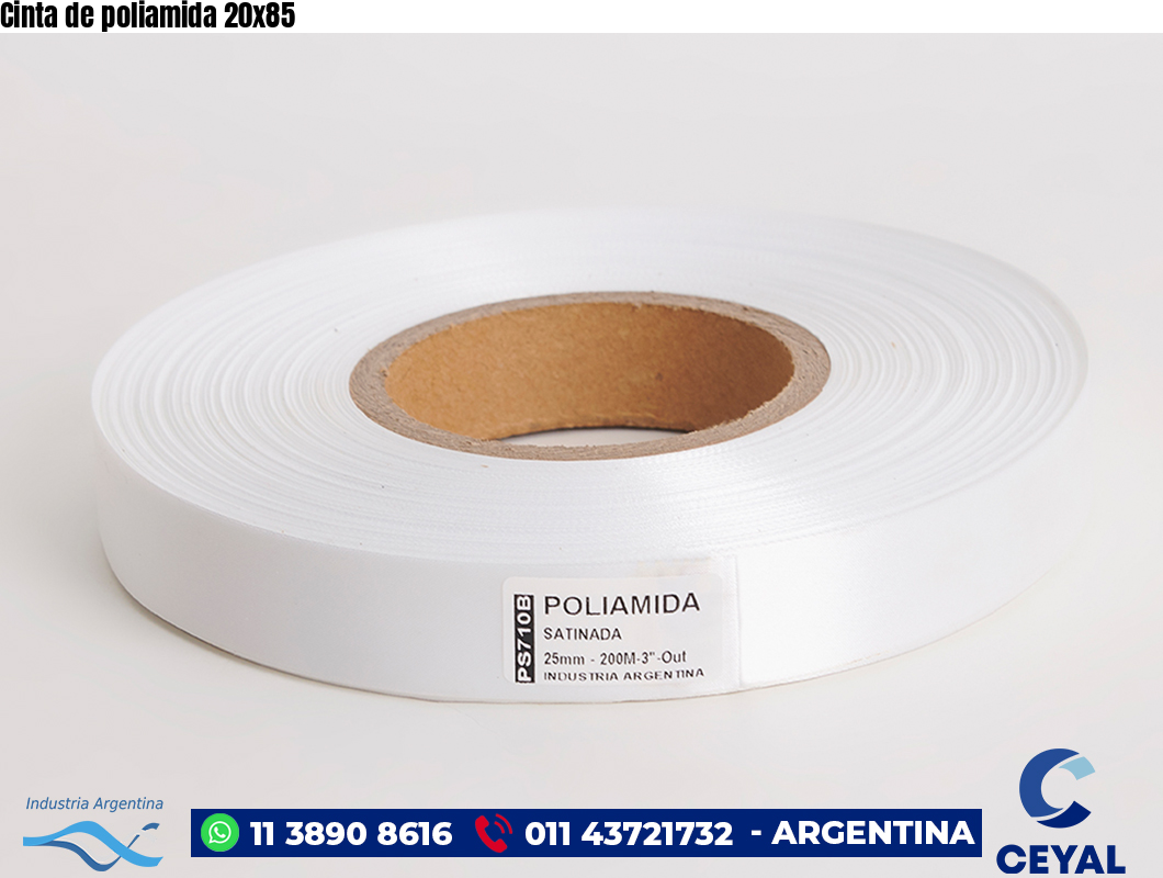 Cinta de poliamida 20×85