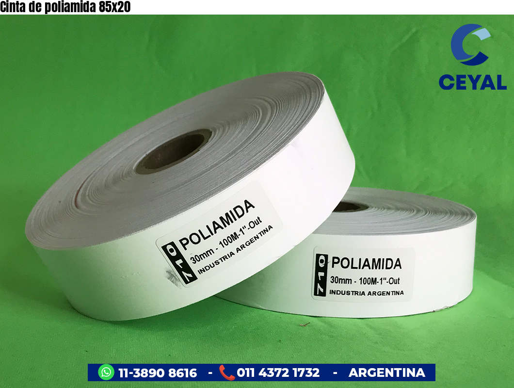 Cinta de poliamida 85×20