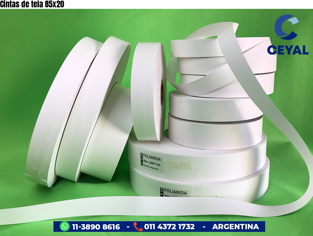 Cintas de tela 85×20