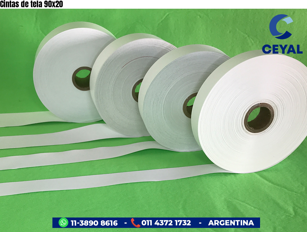 Cintas de tela 90×20