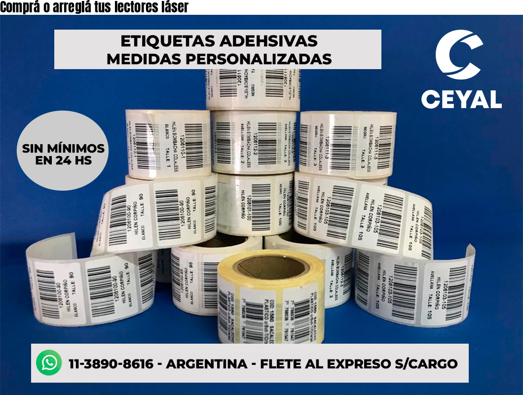 Comprá o arreglá tus lectores láser