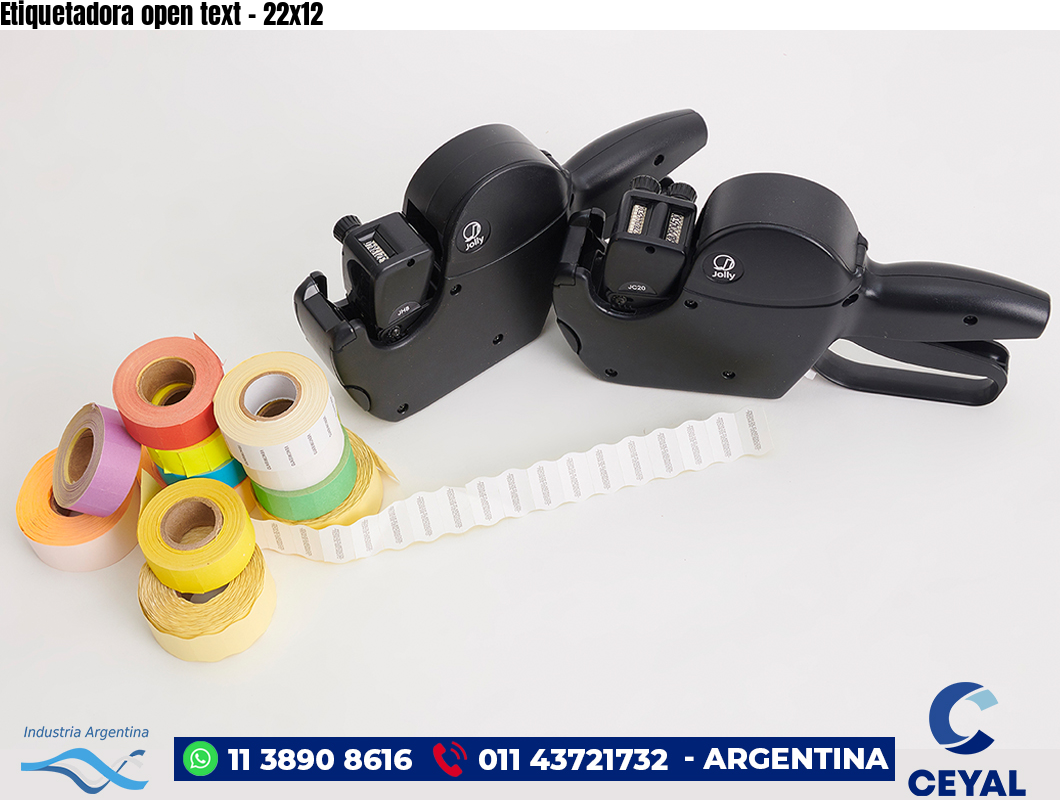 Etiquetadora open text – 22×12