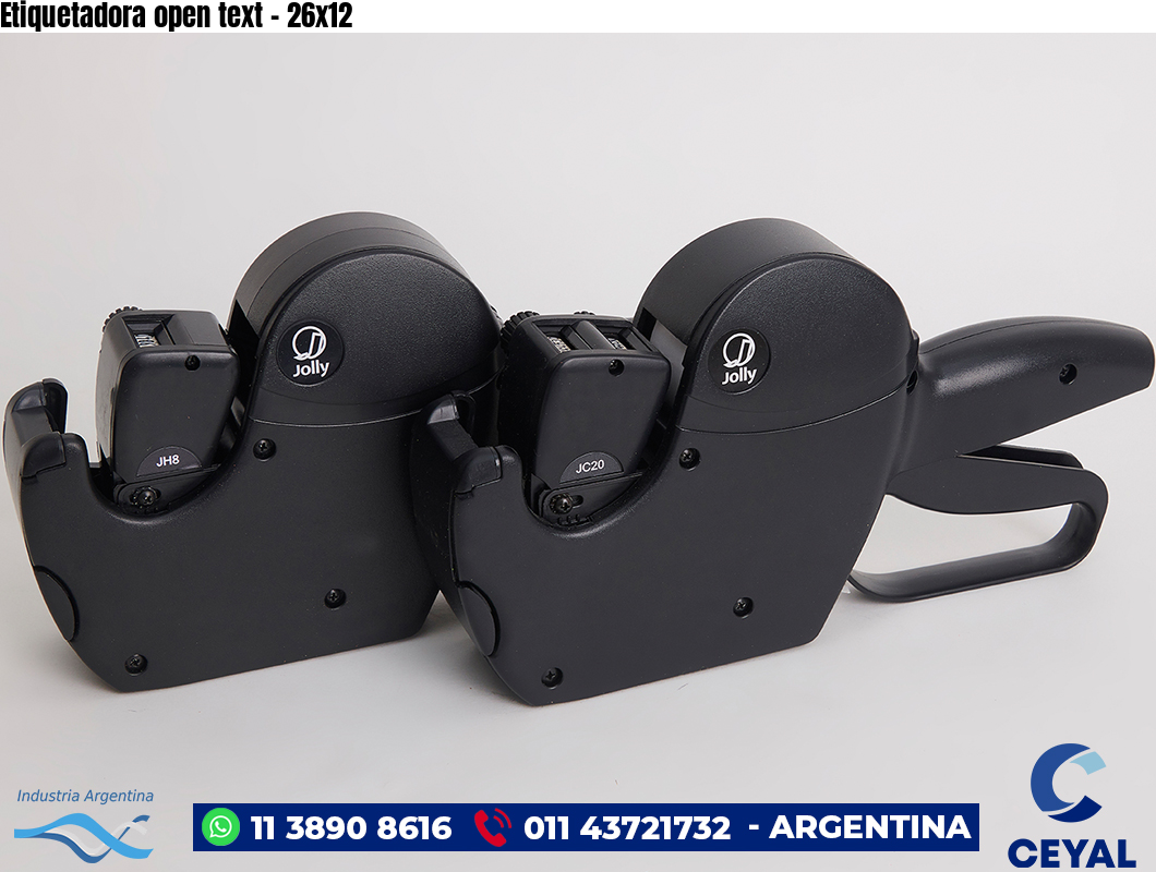 Etiquetadora open text - 26x12