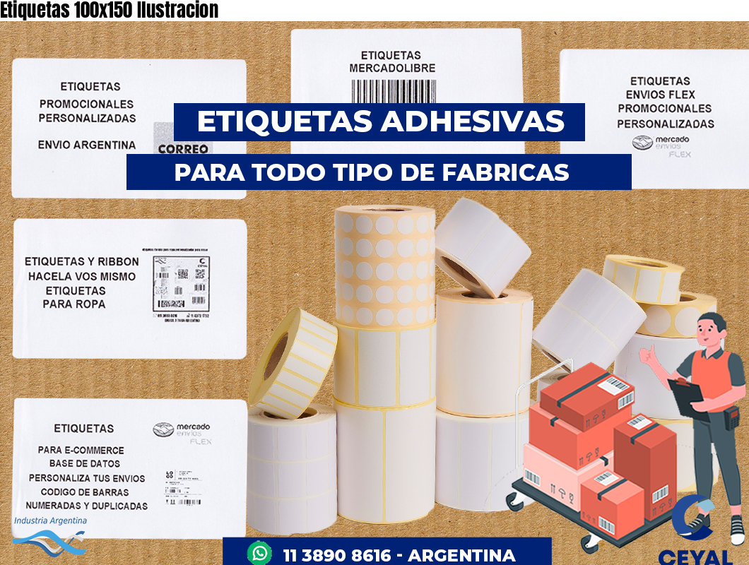Etiquetas 100x150 Ilustracion