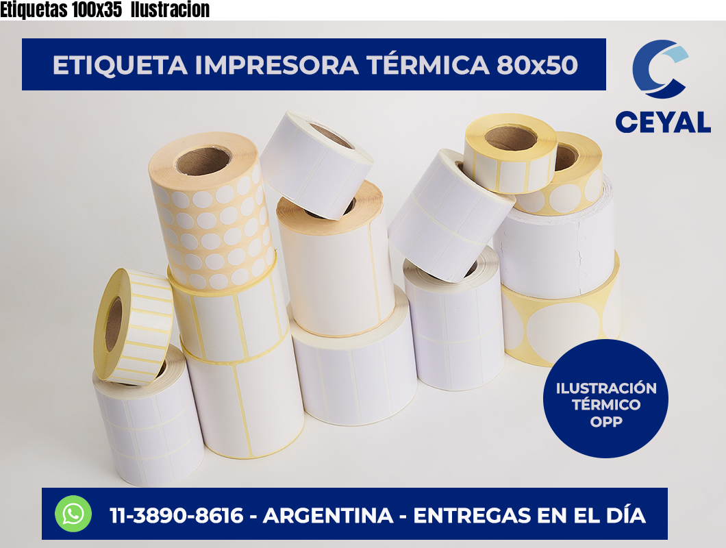 Etiquetas 100×35  Ilustracion