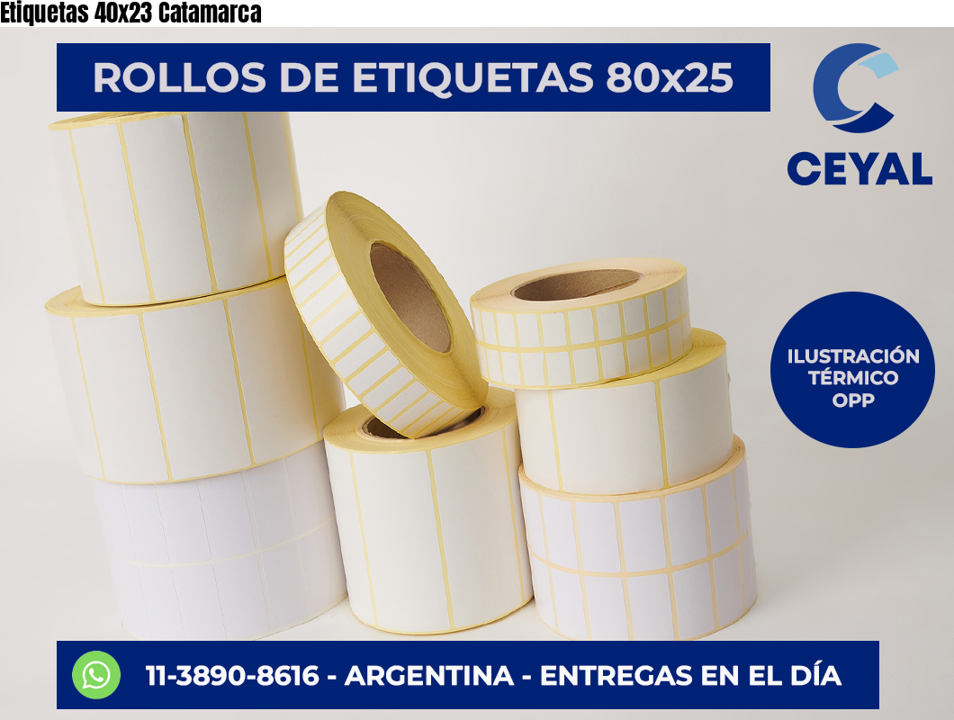 Etiquetas 40×23 Catamarca